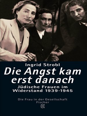 cover image of Die Angst kam erst danach